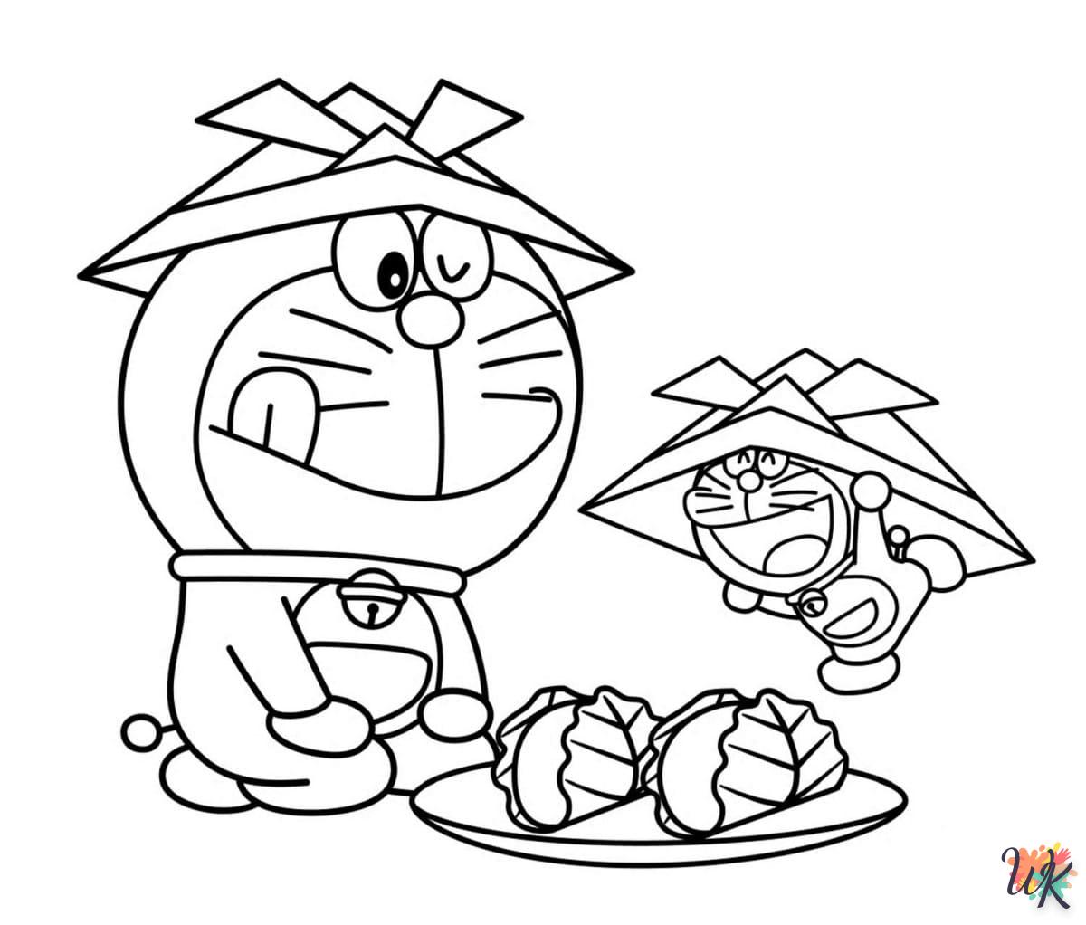 Dibujos para Colorear Doraemon 25
