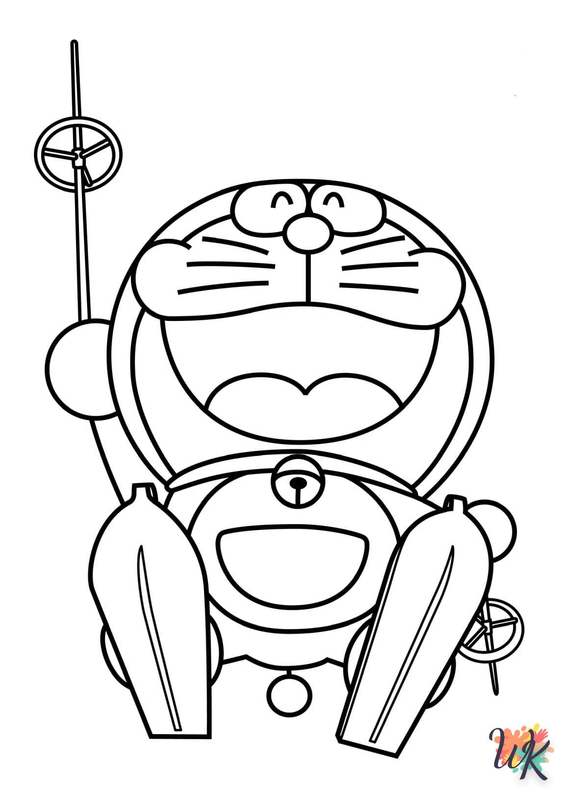 Dibujos para Colorear Doraemon 28