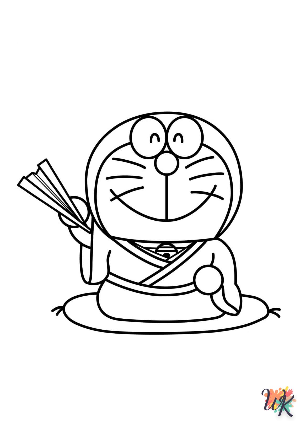 Dibujos para Colorear Doraemon 29