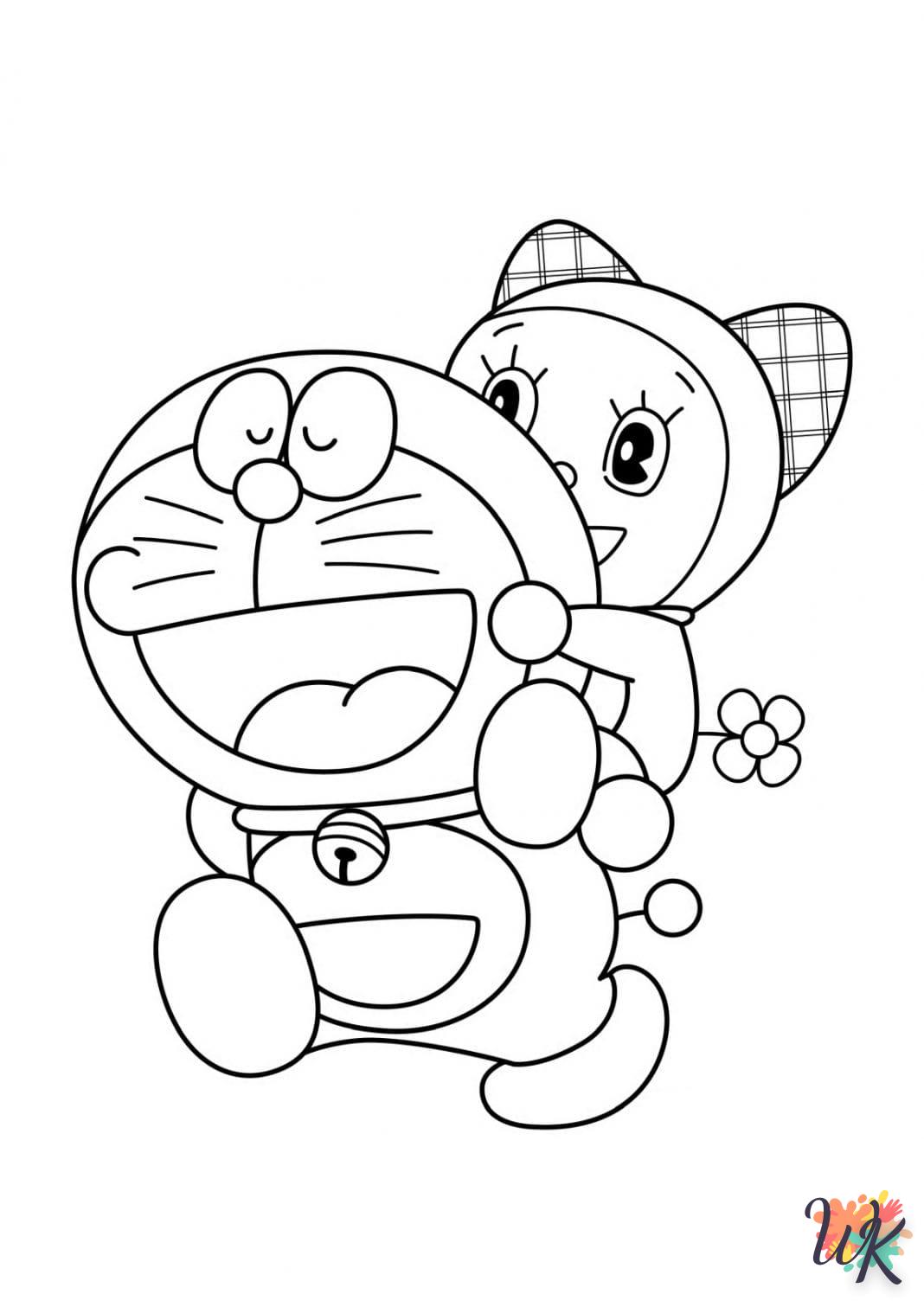 Dibujos para Colorear Doraemon 34