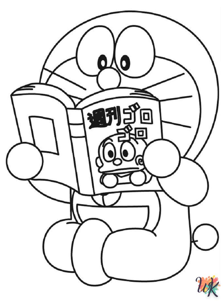 Dibujos para Colorear Doraemon 44