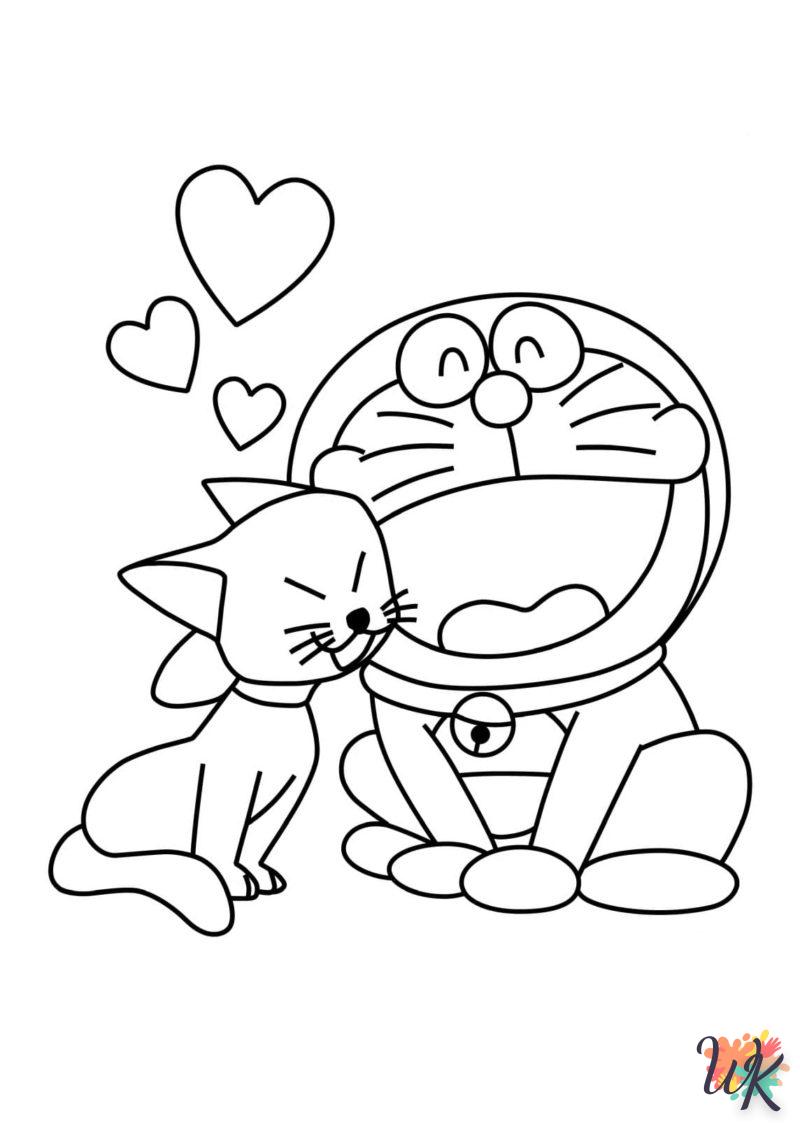 Dibujos para Colorear Doraemon 45