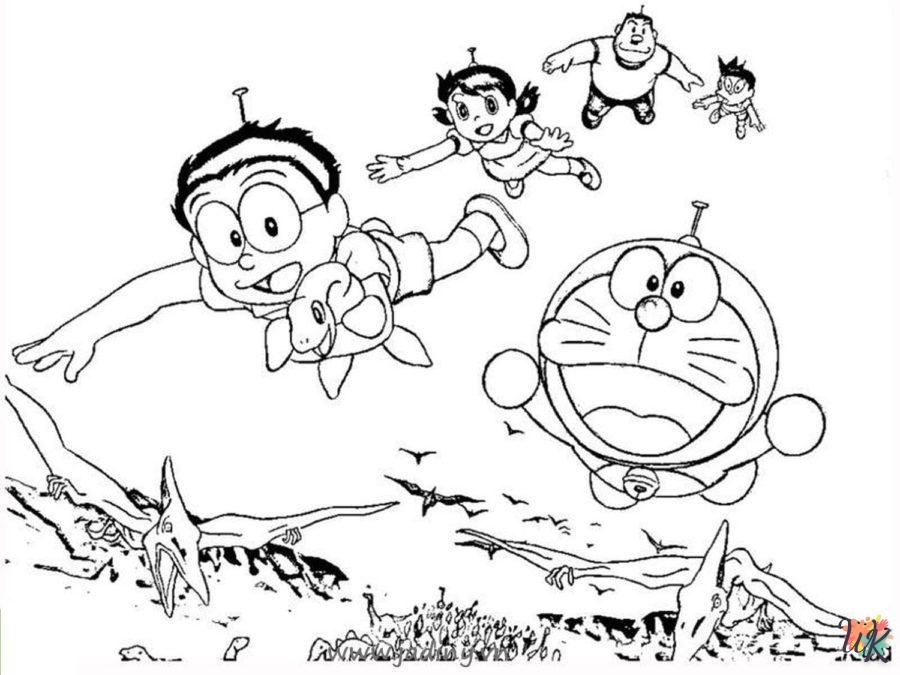 Dibujos para Colorear Doraemon 47