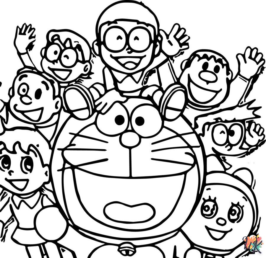 Dibujos para Colorear Doraemon 49
