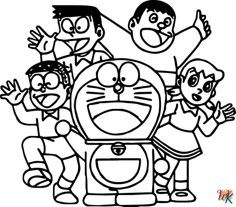 Dibujos para Colorear Doraemon 51