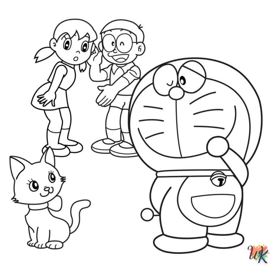Dibujos para Colorear Doraemon 61