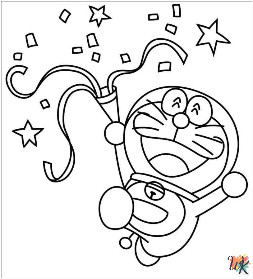 Dibujos para Colorear Doraemon 63