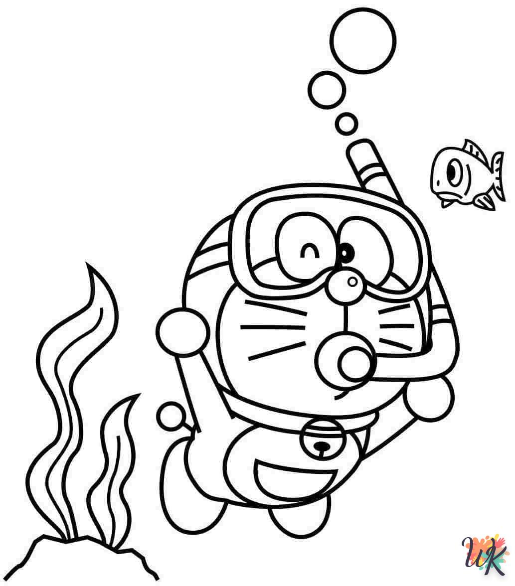 Dibujos para Colorear Doraemon 67