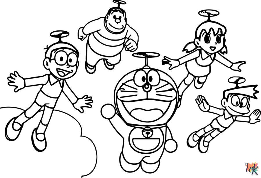 Dibujos para Colorear Doraemon 86