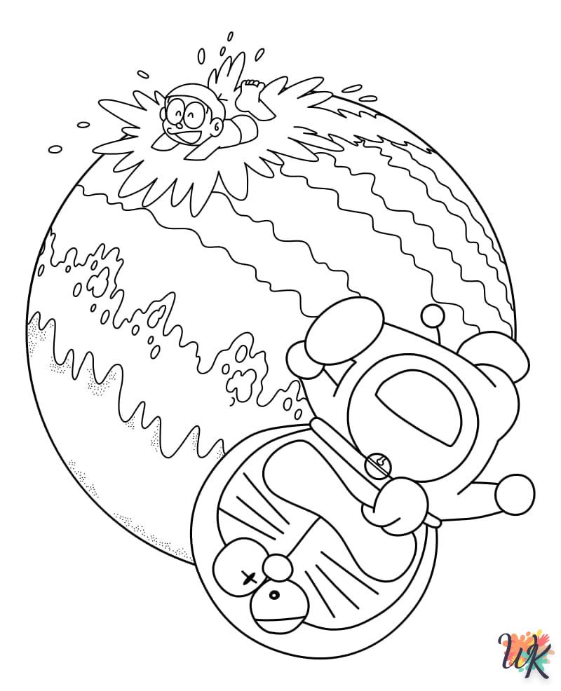 Dibujos para Colorear Doraemon 98