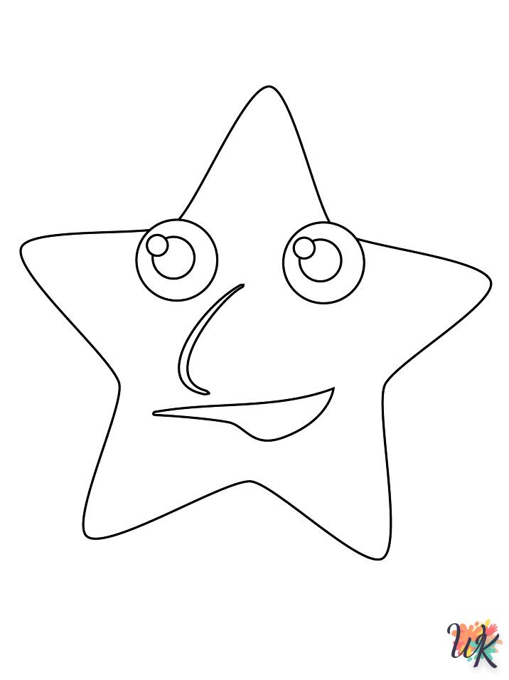 Dibujos para Colorear Estrella 1
