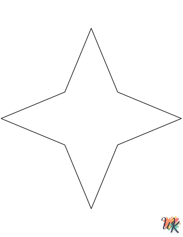 Dibujos para Colorear Estrella 11