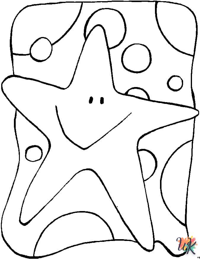 Dibujos para Colorear Estrella 17