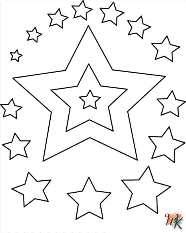 Dibujos para Colorear Estrella 22