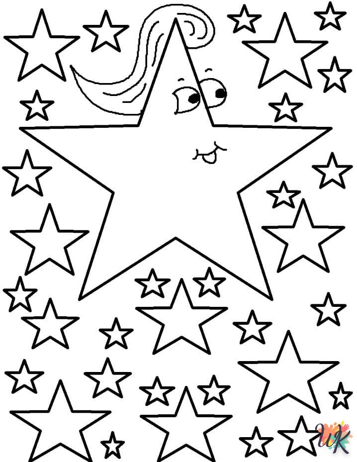 Dibujos para Colorear Estrella 25