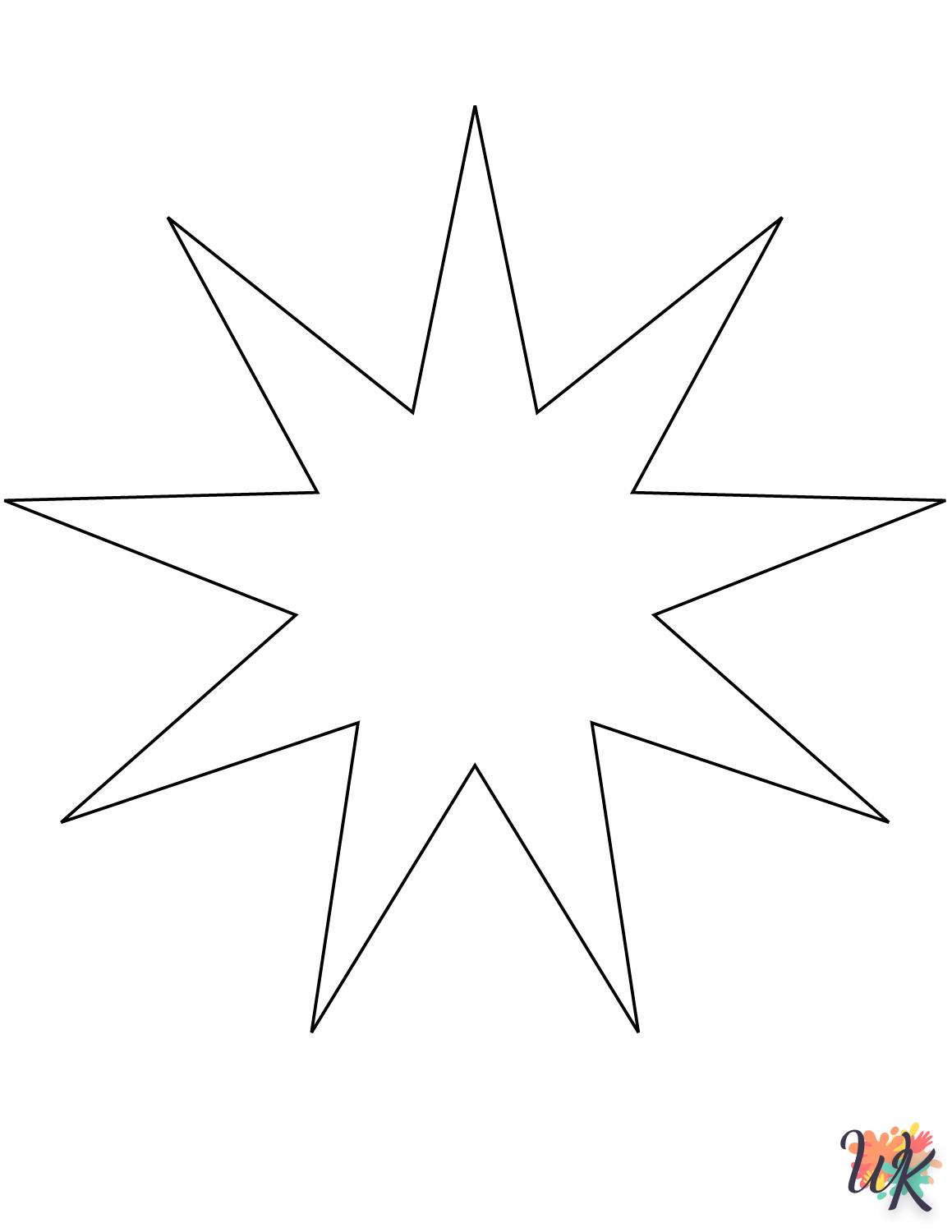 Dibujos para Colorear Estrella 3