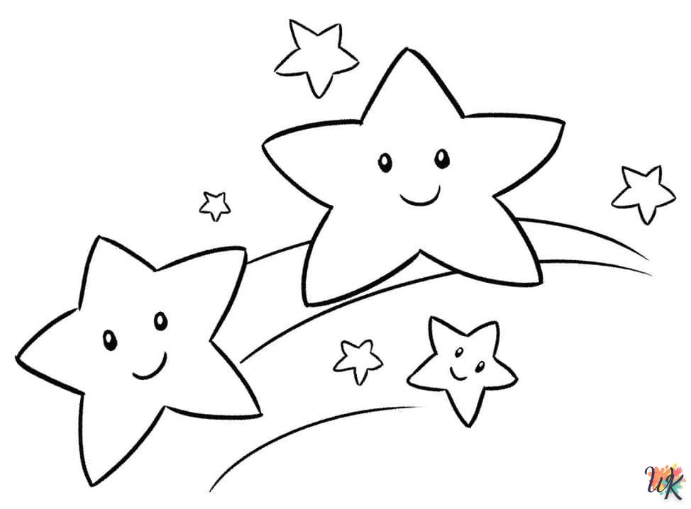 Dibujos para Colorear Estrella 30