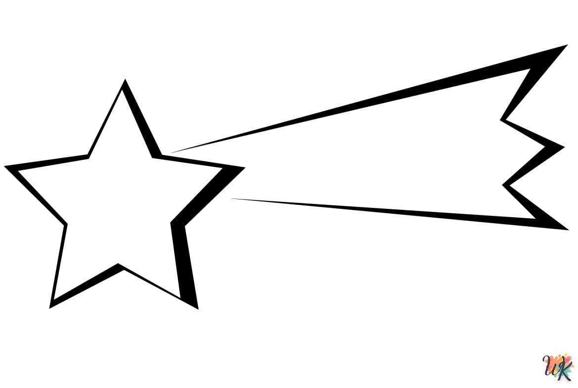 Dibujos para Colorear Estrella 34