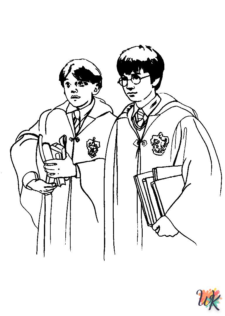 Dibujos para Colorear Harry Potter and the Philosophers Stone 10