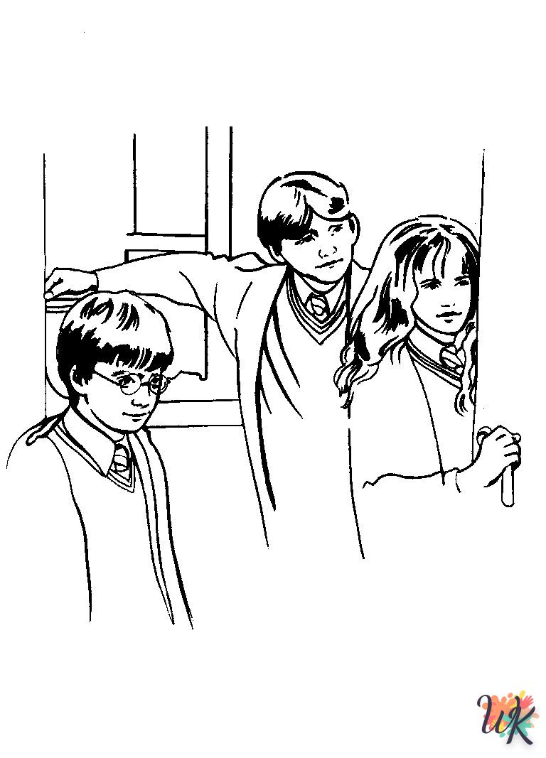 Dibujos para Colorear Harry Potter and the Philosophers Stone 15