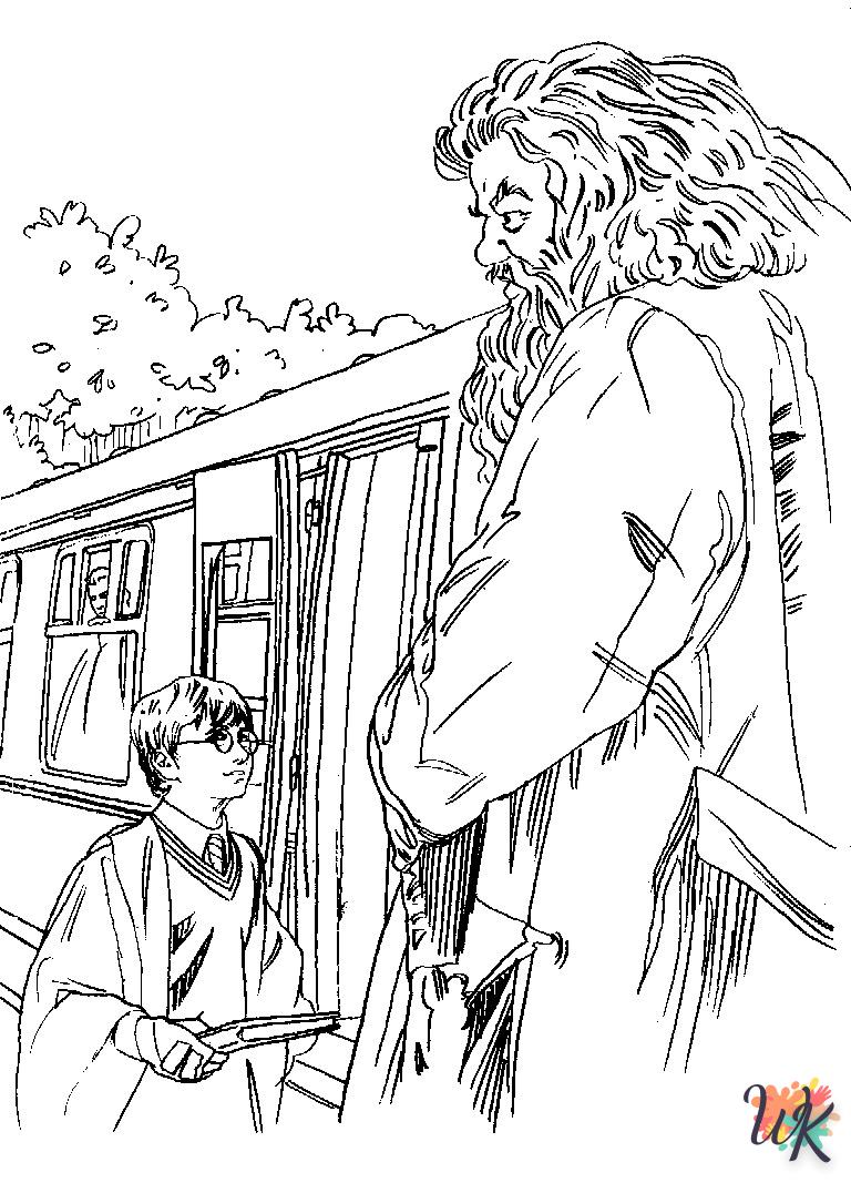 Dibujos para Colorear Harry Potter and the Philosophers Stone 18