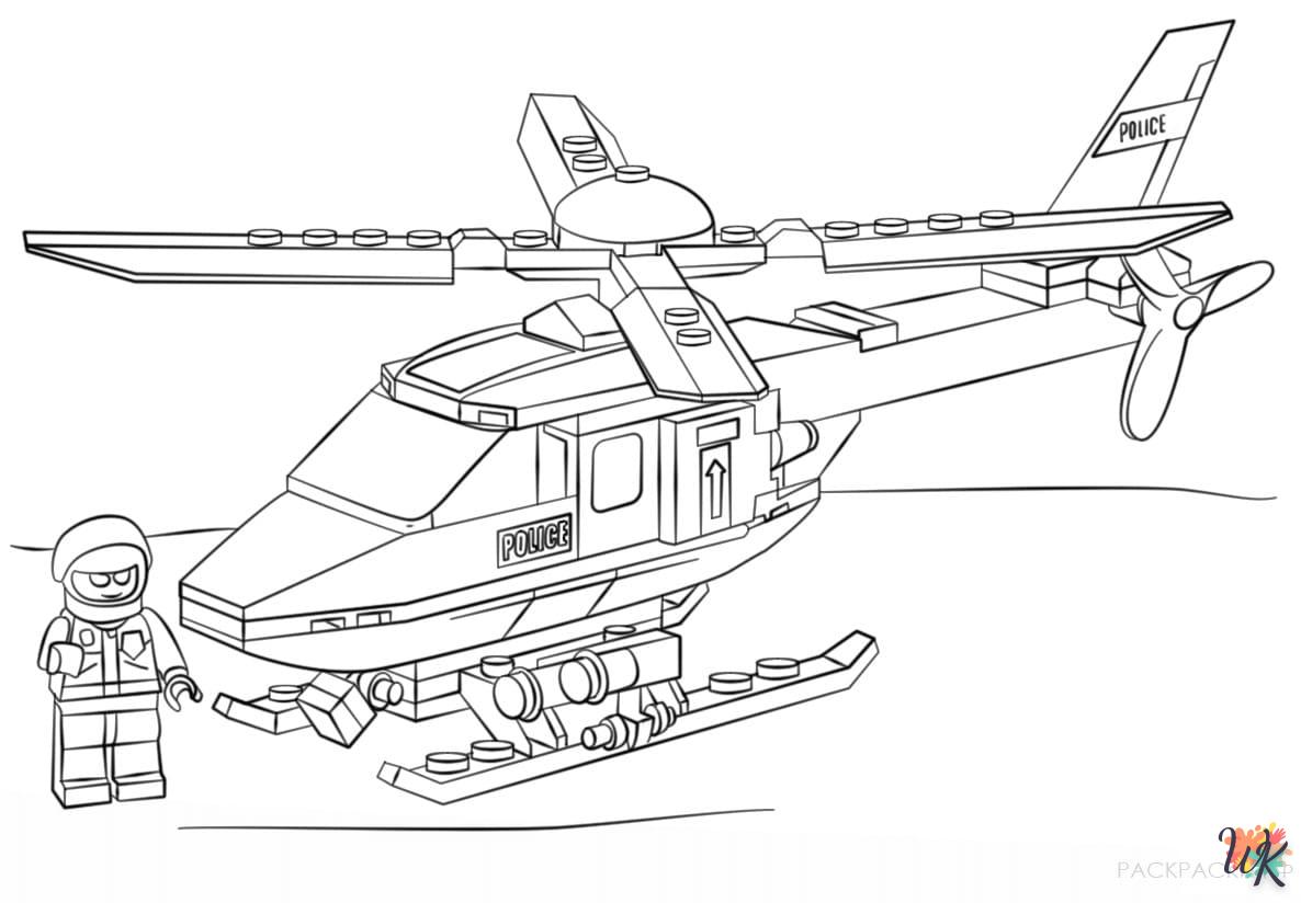 Dibujos para Colorear Helicoptero 56