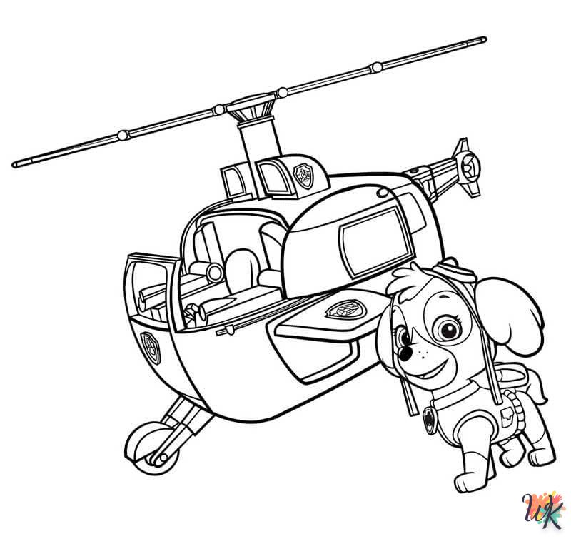 Dibujos para Colorear Helicoptero 63