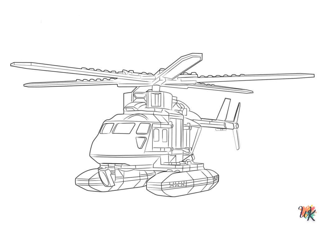 Dibujos para Colorear Helicoptero 65