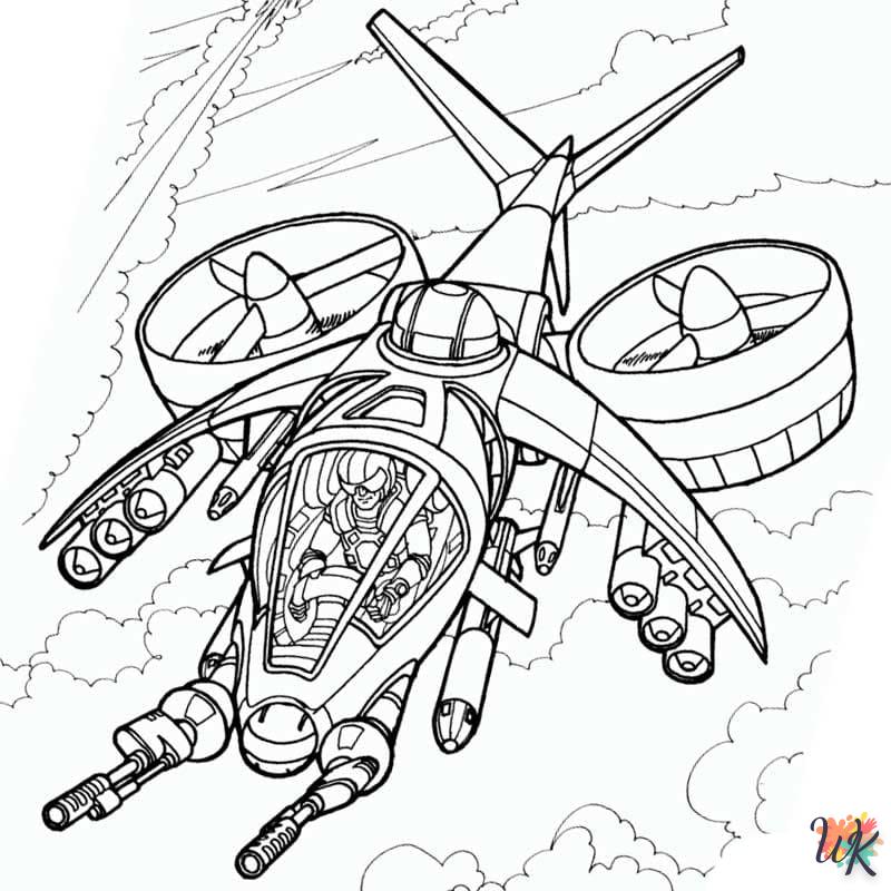 Dibujos para Colorear Helicoptero 78