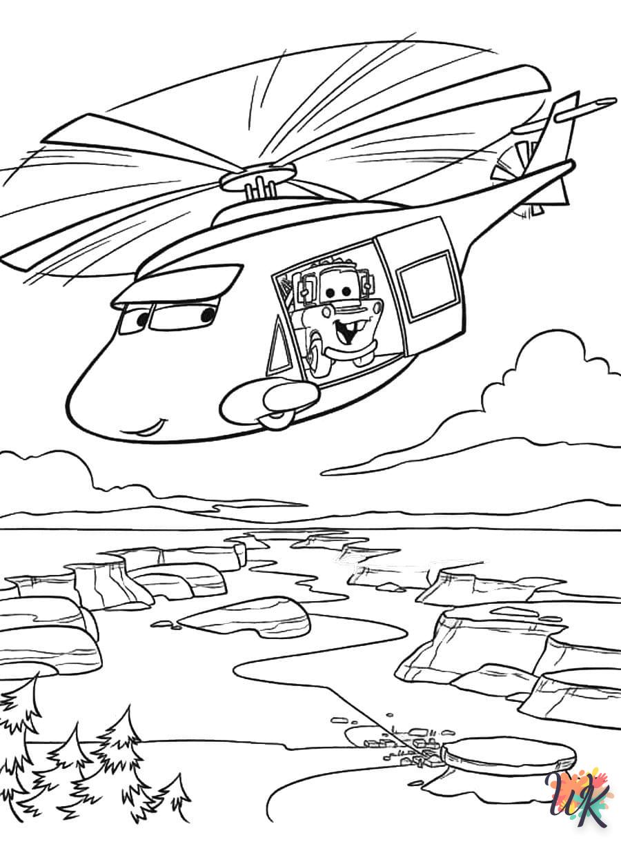 Dibujos para Colorear Helicoptero 80