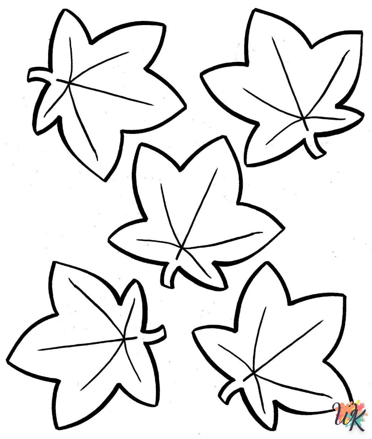 Dibujos para Colorear Hojas 56