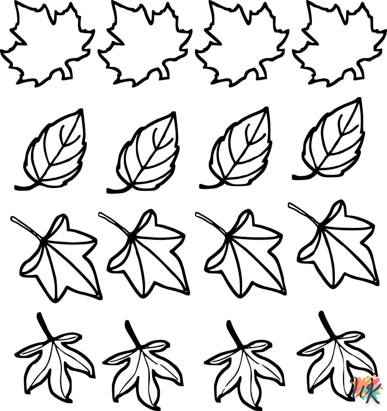 Dibujos para Colorear Hojas 59