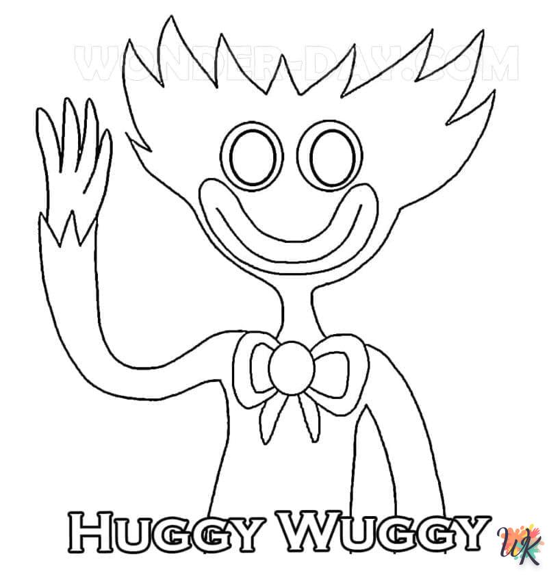 Dibujos para Colorear Huggy Wuggy 9