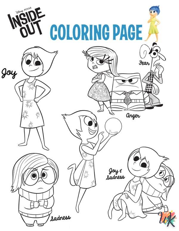 Dibujos para Colorear Inside Out 11