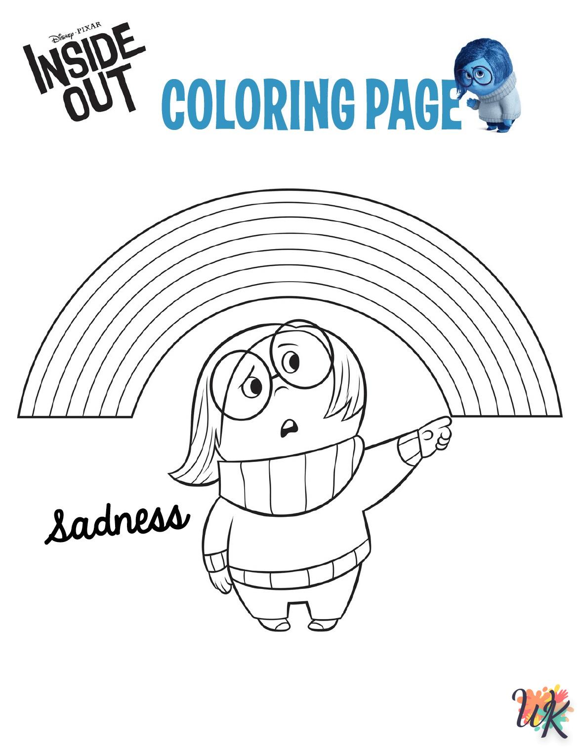 Dibujos para Colorear Inside Out 19