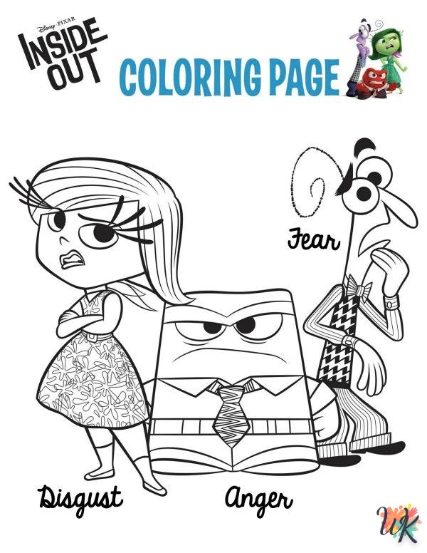 Dibujos para Colorear Inside Out 21