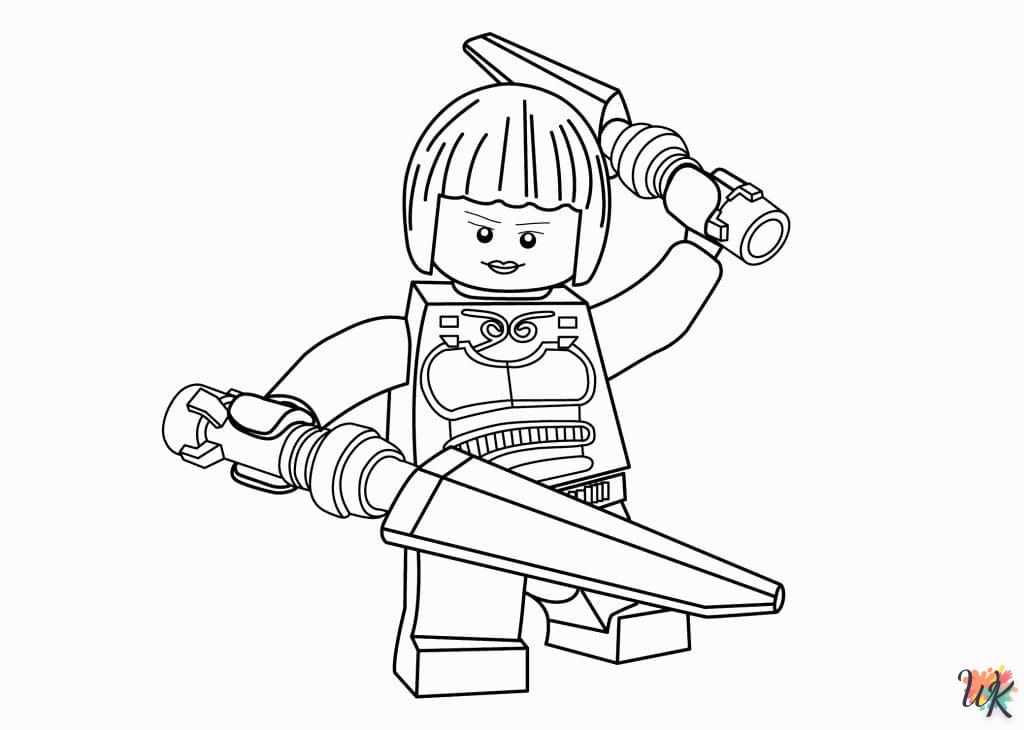 Dibujos para Colorear Lego Ninjago 37