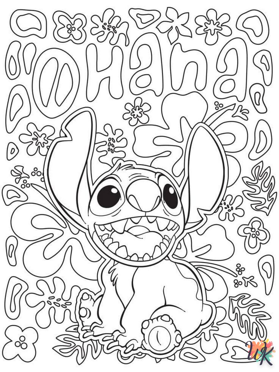 Dibujos para Colorear Lilo y Stitch 13