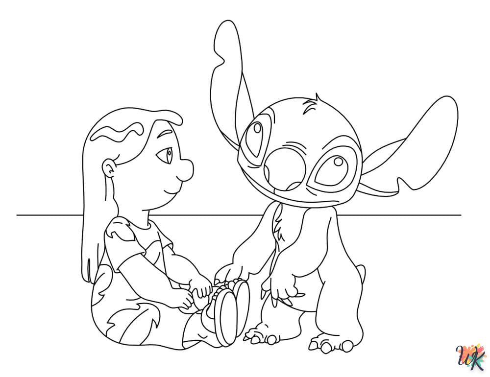 Dibujos para Colorear Lilo y Stitch 34