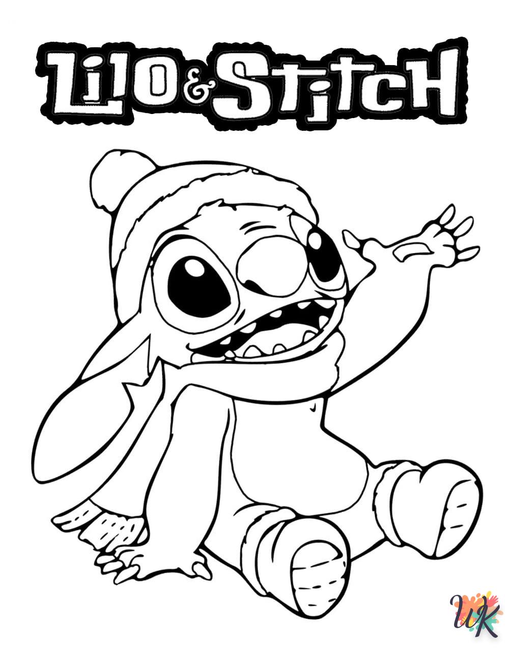 Dibujos para Colorear Lilo y Stitch 56