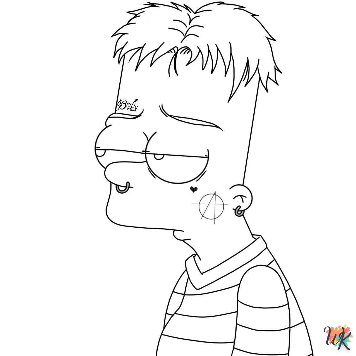 Dibujos para Colorear Los Simpson 2