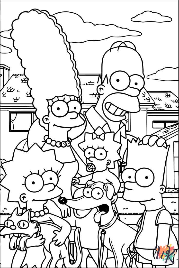 Dibujos para Colorear Los Simpson 20