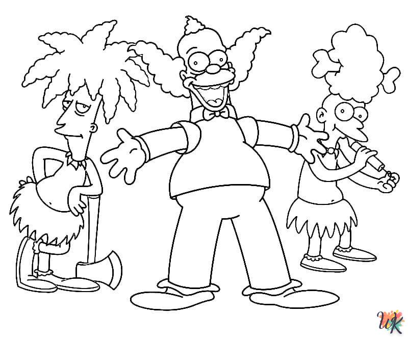 Dibujos para Colorear Los Simpson 37