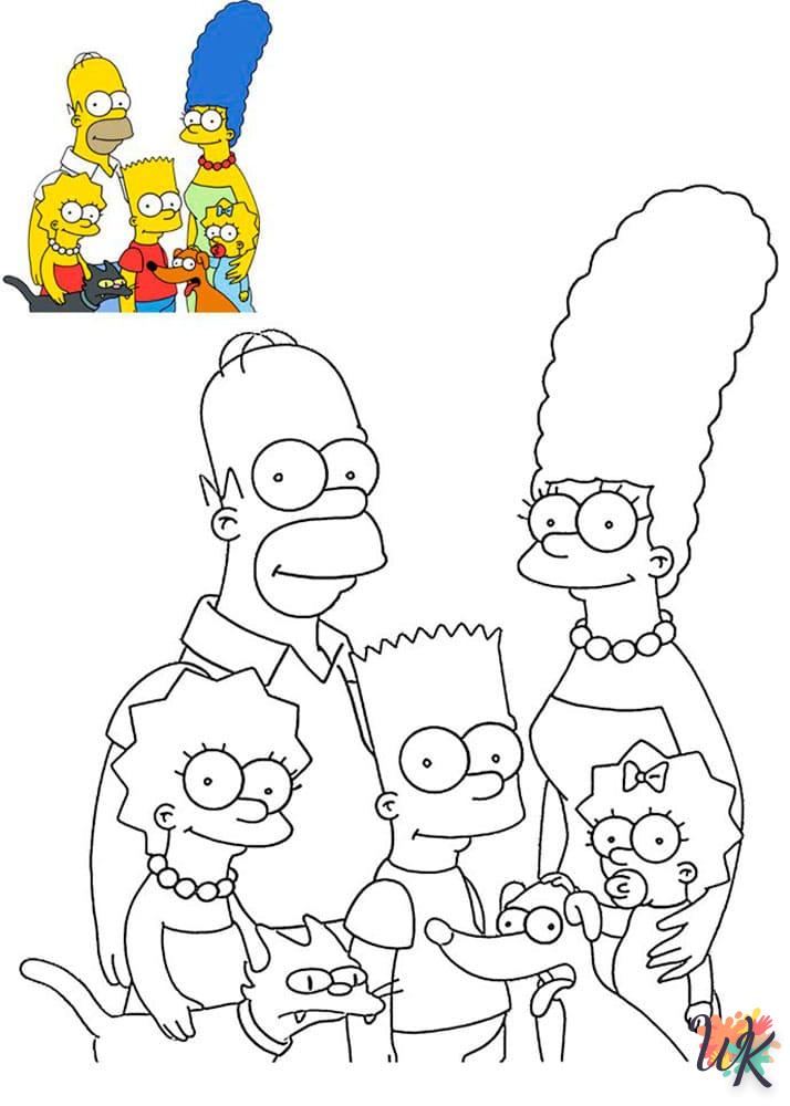 Dibujos para Colorear Los Simpson 44