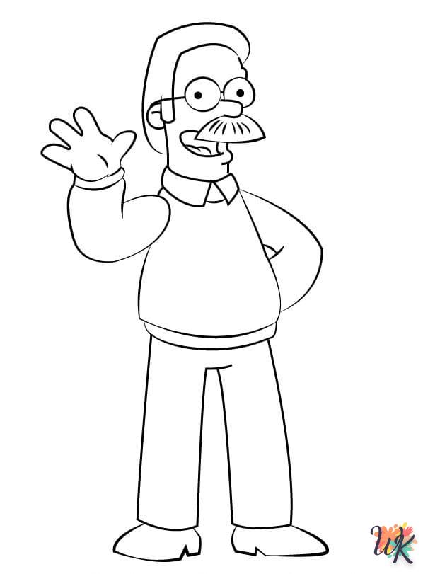 Dibujos para Colorear Los Simpson 5