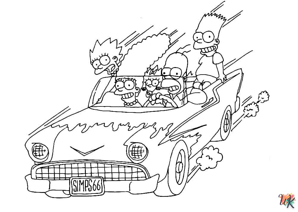 Dibujos para Colorear Los Simpson 53