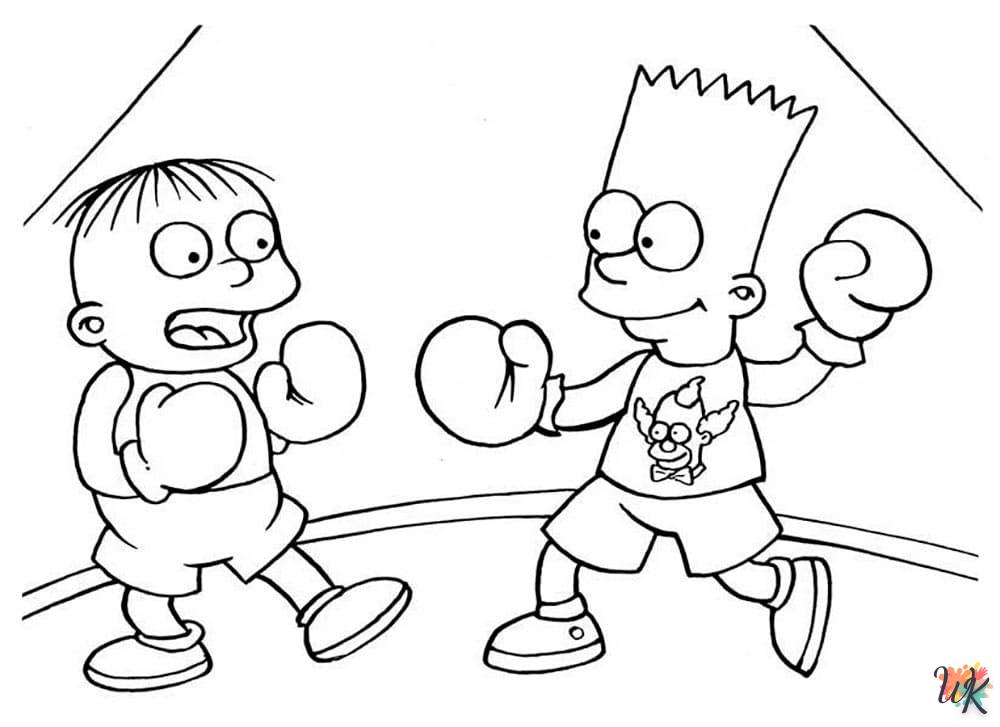 Dibujos para Colorear Los Simpson 54