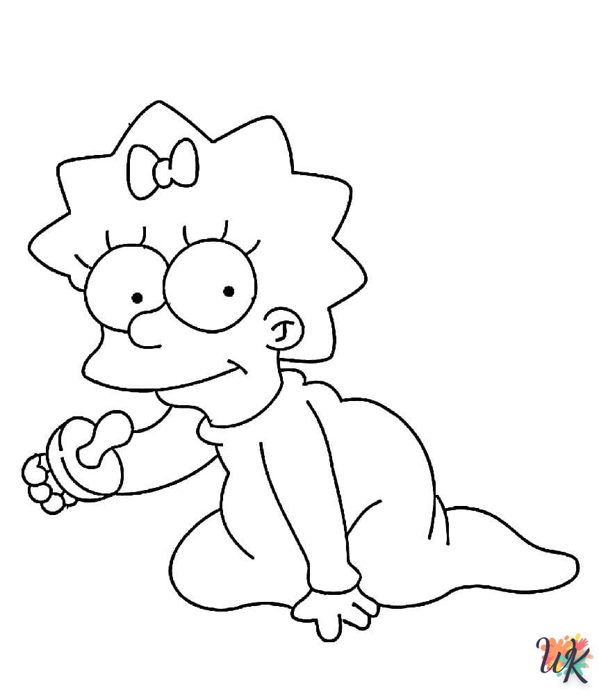 Dibujos para Colorear Los Simpson 55