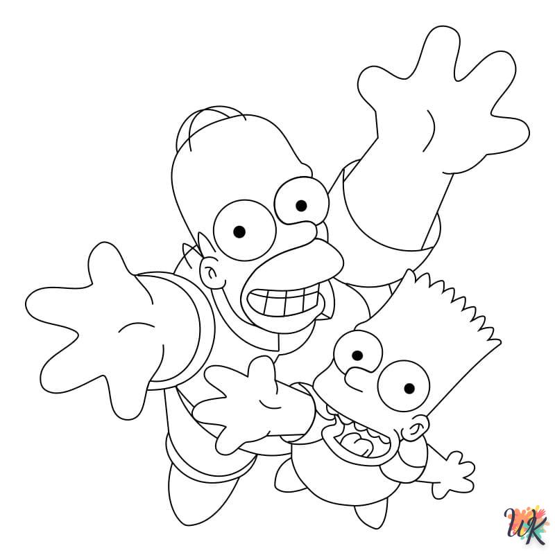 Dibujos para Colorear Los Simpson 60