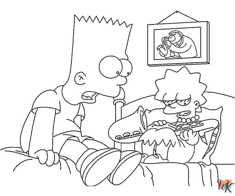 Dibujos para Colorear Los Simpson 63